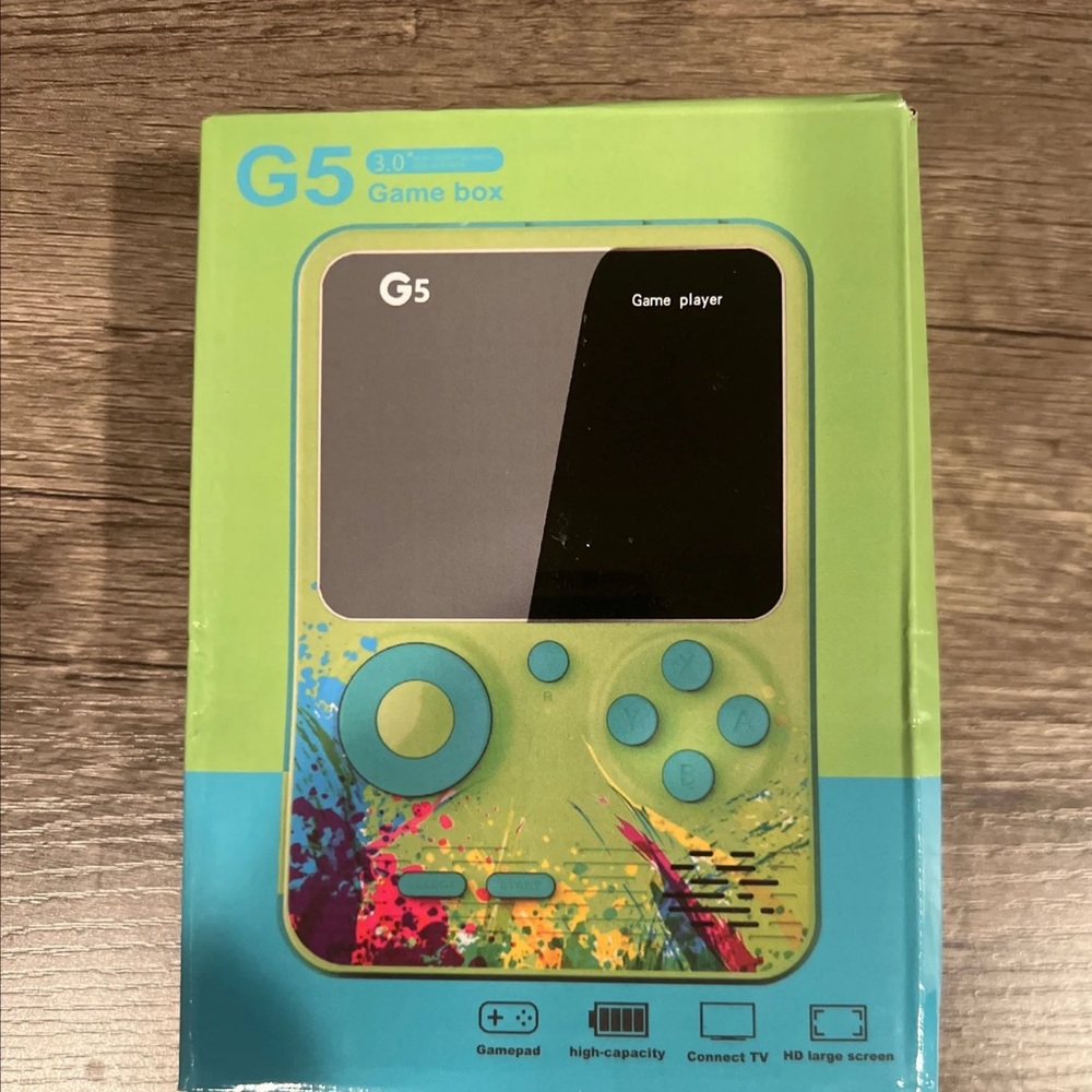 Game Box - Green Handheld Console